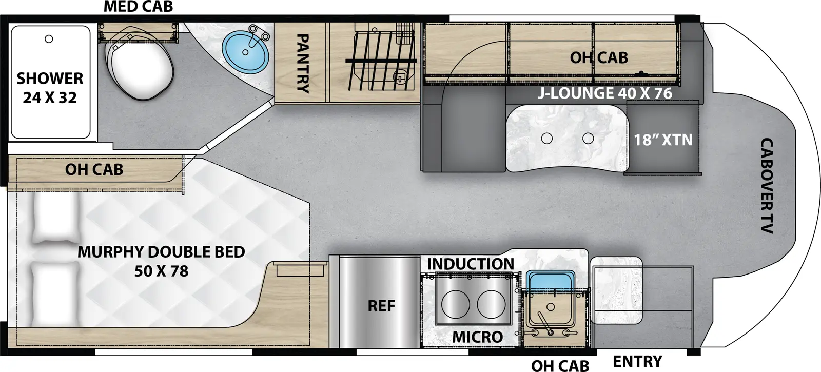 Cross Trail 21XG Floorplan